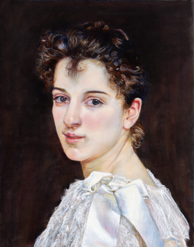 Master copy of Gabrielle Cot by Bouguereau