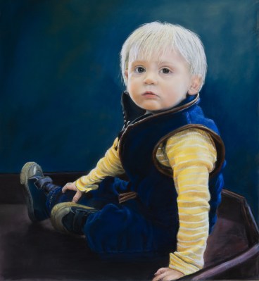 Painting of a little boy